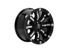 RBP 94R 18x9.0 8x170 BP / 5 BS 0mm Offset 129mm CB (Hub Centric) Black w/Chrome Inserts Wheel