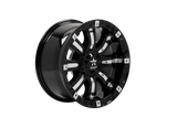 RBP 94R 18x9.0 8x170 BP / 5 BS 0mm Offset 129mm CB (Hub Centric) Black w/Chrome Inserts Wheel