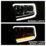 xTune 14-17? Toyota Tundra DRL LED Light Bar Projector Headlights - Chrome (PRO-JH-TTU14-LB-C)