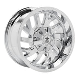 RBP 65R Glock 20x10 5x127/139.7 BP / 6 BS 10mm Offset 78mm CB (Hub Centric) Chrome Wheel