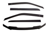 AVS 07-18 Jeep Wrangler (2 Door) Ventvisor & Aeroskin Deflector Combo Kit - Matte Black