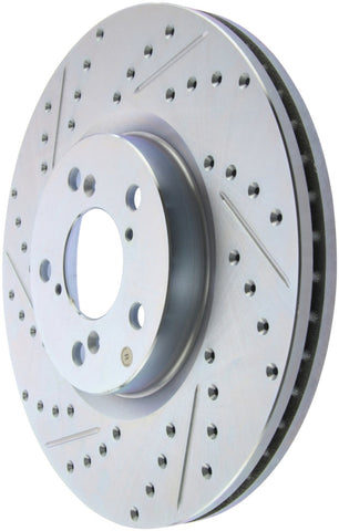 StopTech Select Sport 2007-2013 Acura MDX Drilled and Slotted Front Right Brake Rotor