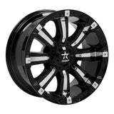RBP 94R 20x10 6x135 BP / 5.5 BS 0mm Offset 87mm CB (Hub Centric) Black w/Chrome Inserts Wheel