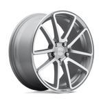 Rotiform R120 SPF Wheel 18x8.5 5x112 45 Offset - Gloss Silver Machined