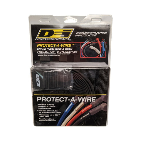 DEI Protect-A-Boot and Wire Kit 8 Cylinder - Black