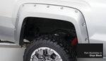 Bushwacker 16-18 GMC Sierra 2500 Fleetside Pocket Style Flares 4pc 78.8/97.6in Bed - Onyx Black