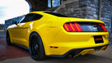 Corsa 2015 Ford Mustang GT 5.0 3in Cat Back Exhaust, Black Dual 4.5in Tip (Xtreme)