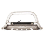 Lund 07-17 Jeep Wrangler Bull Bar w/Light & Wiring - Polished