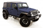 Lund 07-17 Jeep Wrangler RX-Rivet Smooth Elite Series Fender Flares w/Black Bolts - Black (4 Pc.)