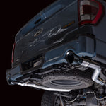 AWE Tuning 2021+ Ford F-150 Tremor (w/ Bumper Cutouts) 0FG Non-Resonated Catback -Diamond Black Tips