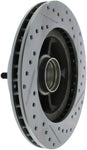 StopTech 68-73 Ford Mustang Select Sport Slotted & Drilled Front Right Rotor