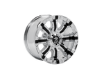 RBP 94R 17x9.0 8x170 BP / 5 BS 0mm Offset 129mm CB (Hub Centric) Chrome w/Black Inserts Wheel