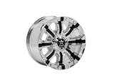 RBP 94R 17x9.0 8x170 BP / 5 BS 0mm Offset 129mm CB (Hub Centric) Chrome w/Black Inserts Wheel