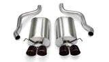 Corsa 05-08 Chevrolet Corvette C6 6.0L V8 Black Sport Axle-Back Exhaust