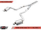 AWE Tuning 15+ Dodge Challenger 5.7 Touring Edition Exhaust - Non-Resonated - Stock Tips