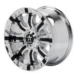 RBP 94R 18x10 8x170 BP / 5.5 BS 0mm Offset 129mm CB (Hub Centric) Chrome w/Black Inserts Wheel