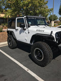 DV8 Offroad 07-18 Jeep Wrangler JK Front & Rear Slim Fenders