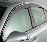 AVS 12-14 Toyota Camry Ventvisor Low Profile Deflectors 4pc - Smoke w/Chrome Trim