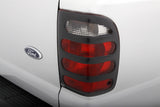 AVS 01-10 Ford Ranger Slots Tail Light Covers - Black