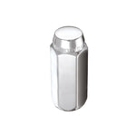 McGard Hex Lug Nut (Cone Seat) M12X1.75 / 13/16 Hex / 1.815in. Length (4-Pack) - Chrome