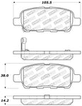 StopTech Performance 6/02-08 350z / 01-08 G35 Rear Brake Pads