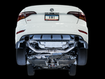 AWE Tuning 18-19 Volkswagen Jetta GLI Mk7 Track Exhaust - Diamond Black Tips (Fits High-Flow DP)