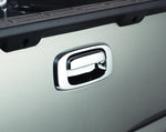 AVS 07-13 Chevy Silverado 1500 (w/o Keyhole) Tailgate Handle Cover 2pc - Chrome