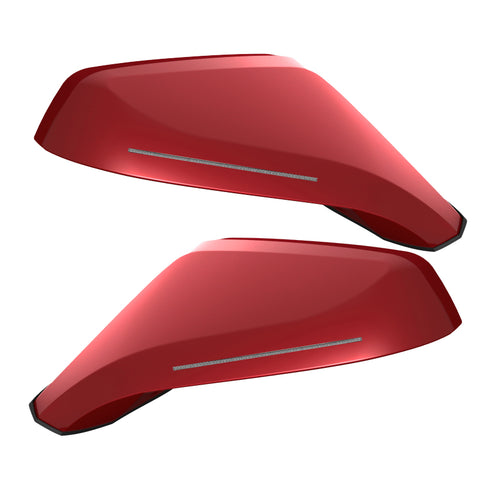 Oracle 10-15 Chevrolet Camaro Concept Side Mirrors - Crystal Red Tint (GBE)