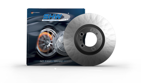 SHW 01-06 BMW M3 3.2L Left Front Smooth Monobloc Brake Rotor