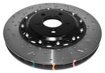 DBA 05-06 Pontiac GTO 5000 Series Drilled and Slotted Front Rotor (Black Hat)