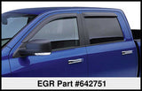 EGR 09+ Dodge F/S Pickup Crew Cab Tape-On Window Visors - Set of 4 (642751)