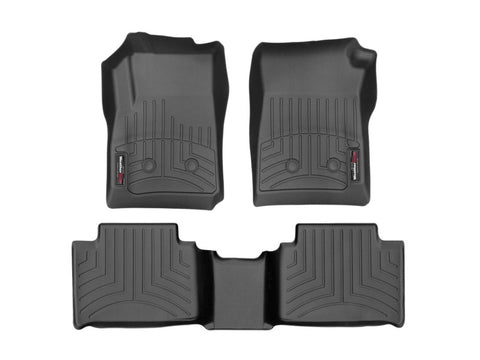 WeatherTech 2015 Chevy Colorado Crew Cab Front and Rear Floorliners - Black