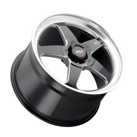 Weld 15x8 Ventura 5x114.3 ET00 BS4.50 Gloss BLK MIL DIA 78.1