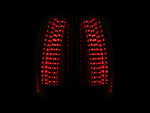 ANZO 2007-2014 Chevrolet Suburban LED Taillights Red/Clear - Escalade Look