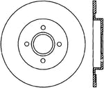 StopTech 2002-2004 Ford Focus SVT Cryo Slotted Rear Left Sport Brake Rotor