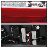 Spyder 09-12 Audi A6 LED Tail Lights - Red Clear (ALT-YD-AA609-LED-RC)