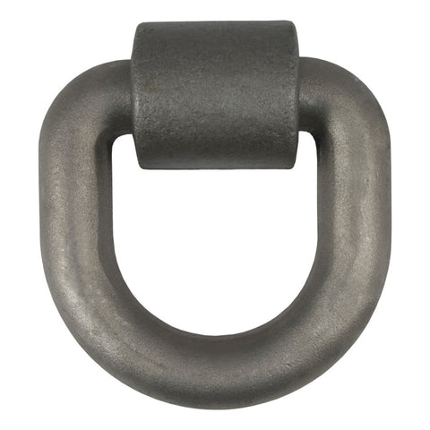Curt 3inx 3in Weld-On Tie-Down D-Ring (15587lbs Raw Steel)