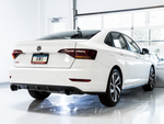 AWE Tuning 18-19 Volkswagen Jetta GLI Mk7 Track Exhaust - Diamond Black Tips (Fits High-Flow DP)