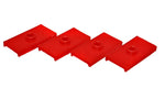 Energy Suspension 62-80 MG MGB Red Rear Leaf Spring Pad Set