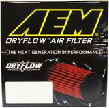 AEM DryFlow Air Filter Kit 3in. x 5in. - 7/16in. Hole (SPECIAL ORDER)