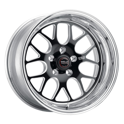 Weld S77 HD 17x8 / 6x5.5 BP / 5.4in BS Black Wheel (Low Pad) 3.540 ID - Non-Beadlock