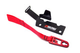 BuiltRight Industries 09-14 Ford F-150 SuperCrew Rear Seat Release - Red Strap