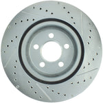 StopTech Select Sport 10-14 Dodge Challenger Drilled and Slotted Front Right Brake Rotor