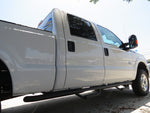 RBP RX-7 Step Bars 99-16 F250/350/450/550 Super Duty Crew Cab 6.75ft. Box - Black