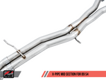 AWE Tuning Audi B9 S4 Track Edition Exhaust - Non-Resonated (Black 102mm Tips)