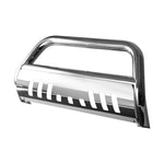 Xtune Chevy Silverado 07-13 1500Ld 3 Inch Bull Bar T-304 Stainless Steel Polished BBR-CS-A02G0407