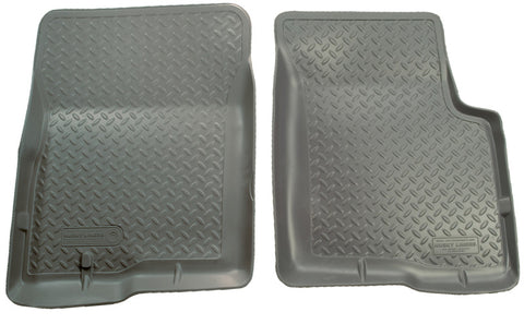 Husky Liners 05-12 Nissan Frontier/11-12 Suzuki Equator Ext Crew Cab Classic Style Gray Floor Liners