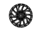 RBP 65R Glock 20x10 5x114.3 BP / 5 BS / -12mm Offset 78mm CB Gloss Black w/Machined Grooves Wheel