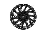 RBP 65R Glock 20x10 5x114.3 BP / 5 BS / -12mm Offset 78mm CB Gloss Black w/Machined Grooves Wheel