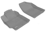 3D MAXpider 2012-2015 Toyota Prius C Kagu 1st Row Floormat - Gray